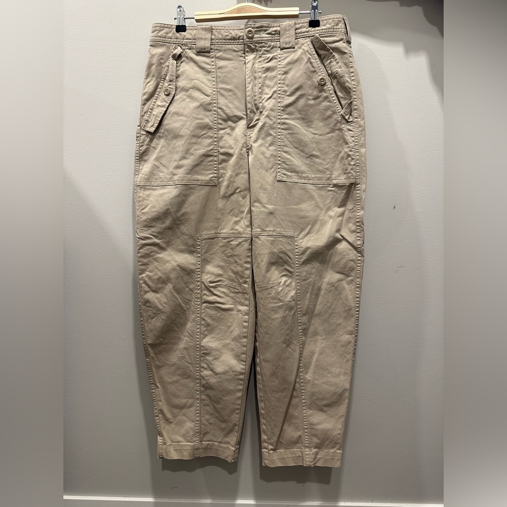 Banana Republic Tan Chino Barrel Pants size 10